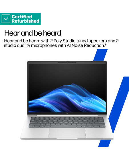 RENEW GOLD HP EliteBook 8 G1a AI 14 - Ryzen AI 5 340, 16GB, 512GB SSD, 14 WUXGA 300-nit AG, 5MP IR cam, WWAN-ready, Smartcard, 