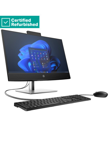RENEW SILVER HP Pro 440 G9 AIO All-In-One - i5-14600, 32GB, 1TB SSD, 23.8 FHD Non-Touch AG, Height Adjustable, USB Mouse, Win 1