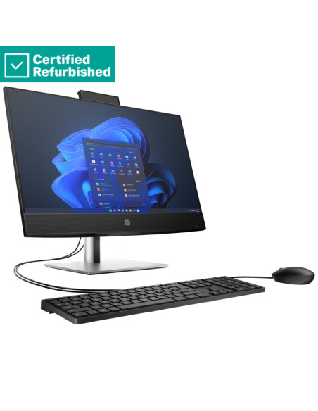 RENEW SILVER HP Pro 440 G9 AIO All-In-One - i5-14600, 32GB, 1TB SSD, 23.8 FHD Non-Touch AG, Height Adjustable, USB Mouse, Win 1