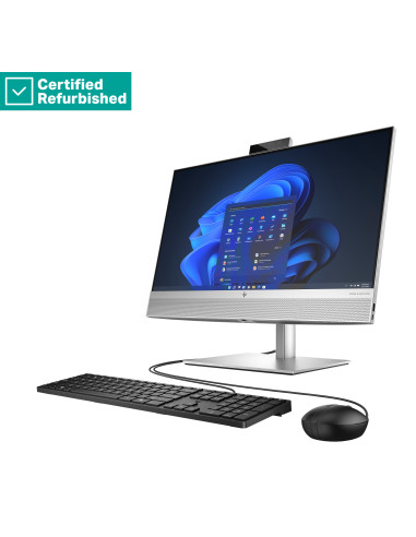 RENEW SILVER HP Elite 840 G9 AIO All-In-One 24 - i5-14500, 16GB, 512GB SSD, 23.8 FHD Non-Touch AG, Height Adjustable, USB Mouse