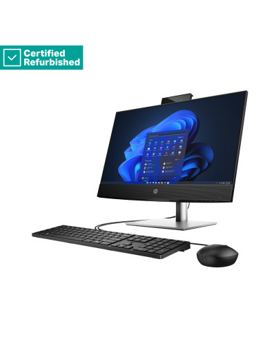 RENEW SILVER HP Pro 440 G9 AIO All-In-One - i7-12700T, 8GB, 512GB SSD, 23.8 FHD Touch AG, Height Adjustable, USB Mouse, DOS, 1 