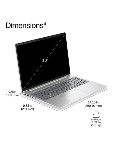 HP ProBook 4 G2a 16 nešiojamas kompiuteris | HP24.lt