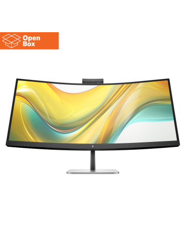 HP 534pm Series 5 Pro WQHD USB-C Curved Conferencing Monitor - OPENBOX - 34" 3440x1440 WQHD 400-nit AG, VA, USB-C(100W/15W)/HDM