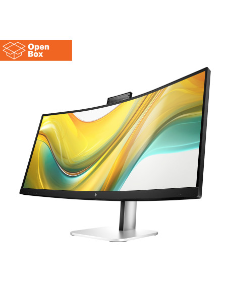 HP 534pm Series 5 Pro WQHD USB-C Curved Conferencing Monitor - OPENBOX - 34" 3440x1440 WQHD 400-nit AG, VA, USB-C(100W/15W)/HDM