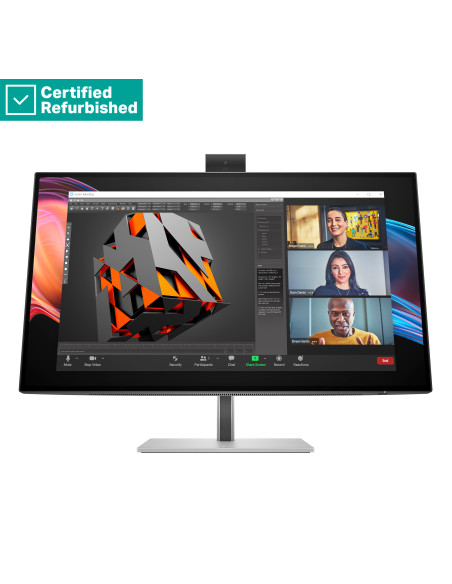 RENEW SILVER HP 727pm Series 7 Pro 4K Conferencing Monitor - 27" 3840x2160 UHD 400-nit 60Hz AG, IPS Black HDR 400, USB-C(100W/1