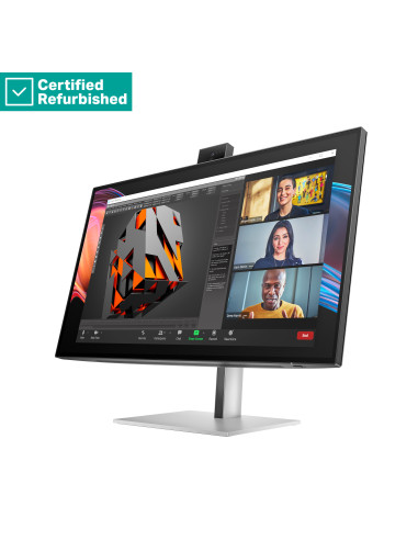 RENEW SILVER HP 727pm Series 7 Pro 4K Conferencing Monitor - 27" 3840x2160 UHD 400-nit 60Hz AG, IPS Black HDR 400, USB-C(100W/1
