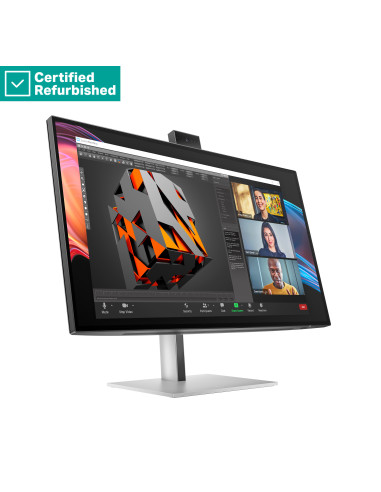RENEW SILVER HP 727pm Series 7 Pro 4K Conferencing Monitor - 27" 3840x2160 UHD 400-nit 60Hz AG, IPS Black HDR 400, USB-C(100W/1