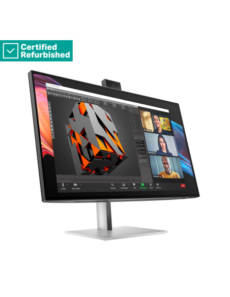 RENEW SILVER HP 727pm Series 7 Pro 4K Conferencing Monitor - 27" 3840x2160 UHD 400-nit 60Hz AG, IPS Black HDR 400, USB-C(100W/1