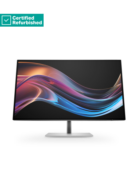 RENEW SILVER HP 727pk Series 7 Pro 4K Charging Monitor - 27" 3840x2160 UHD 400-nit 60Hz AG, IPS Black HDR 400, USB-C(100W)/USB-