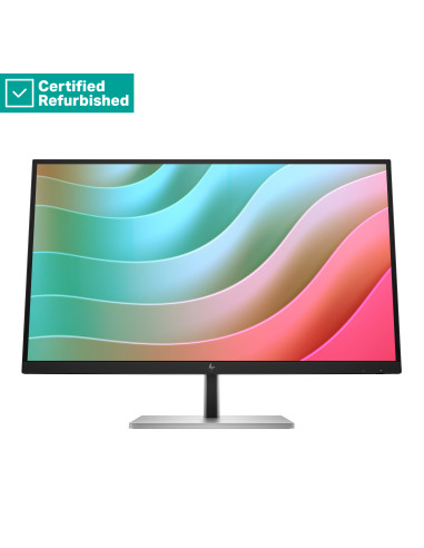 RENEW SILVER HP E27k G5 4K Charging Monitor - 27" 3840x2160 UHD 350-nit 60Hz AG, IPS, USB-C(65W)/USB-C(15W)/HDMI/DisplayPort, 3