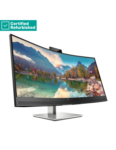 RENEW SILVER HP E34m G4 Curved Conferencing Monitor - 34" 3440x1440 WQHD 400-nit 75Hz AG, Curved, VA, USB-C(65W)/HDMI/DisplayPo