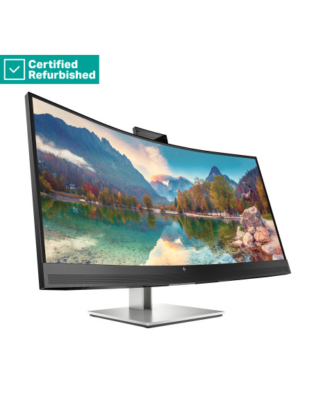 RENEW SILVER HP E34m G4 Curved Conferencing Monitor - 34" 3440x1440 WQHD 400-nit 75Hz AG, Curved, VA, USB-C(65W)/HDMI/DisplayPo