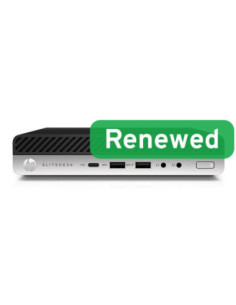 HP Renewed | Grade C | EliteDesk 800 G5 Desktop Mini | Intel Core I5-9500 | 8GB | UHD Graphics 630 | 512 GB | WiFi | Windows 11