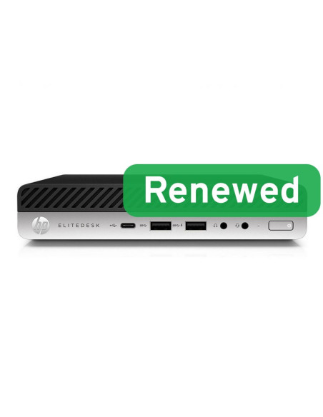 HP Renewed | Grade C | EliteDesk 800 G5 Desktop Mini | Intel Core I5-9500 | 8GB | UHD Graphics 630 | 512 GB | WiFi | Windows 11