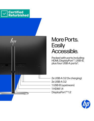 HP 527pf Series 5 Pro 27" FHD 100Hz monitorius Renew Silver | HP24.lt